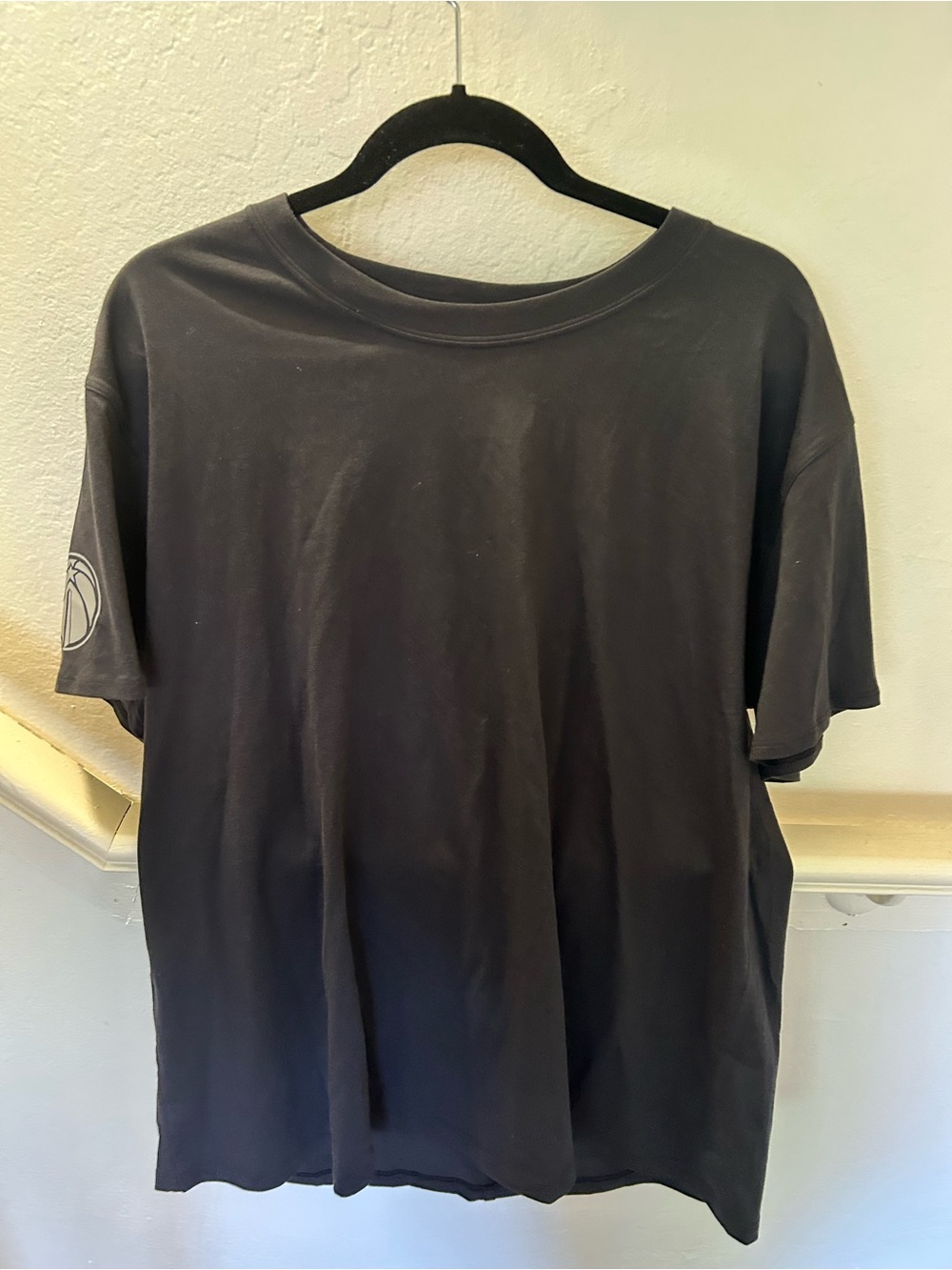 lululemon athletica Black Short Sleeve Crew Tee